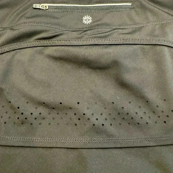 Tangerine athletic skort black with built in shorts. Back waist zip size Large - Picture 3 of 8